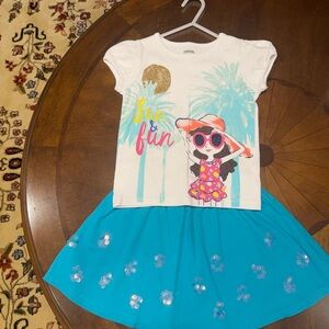 Gymboree Shirt and Skirt Set